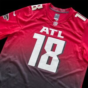 Atlanta Falcons Calvin Ridley #18 Nike On Field 2nd Alternate Game Jersey XL Red